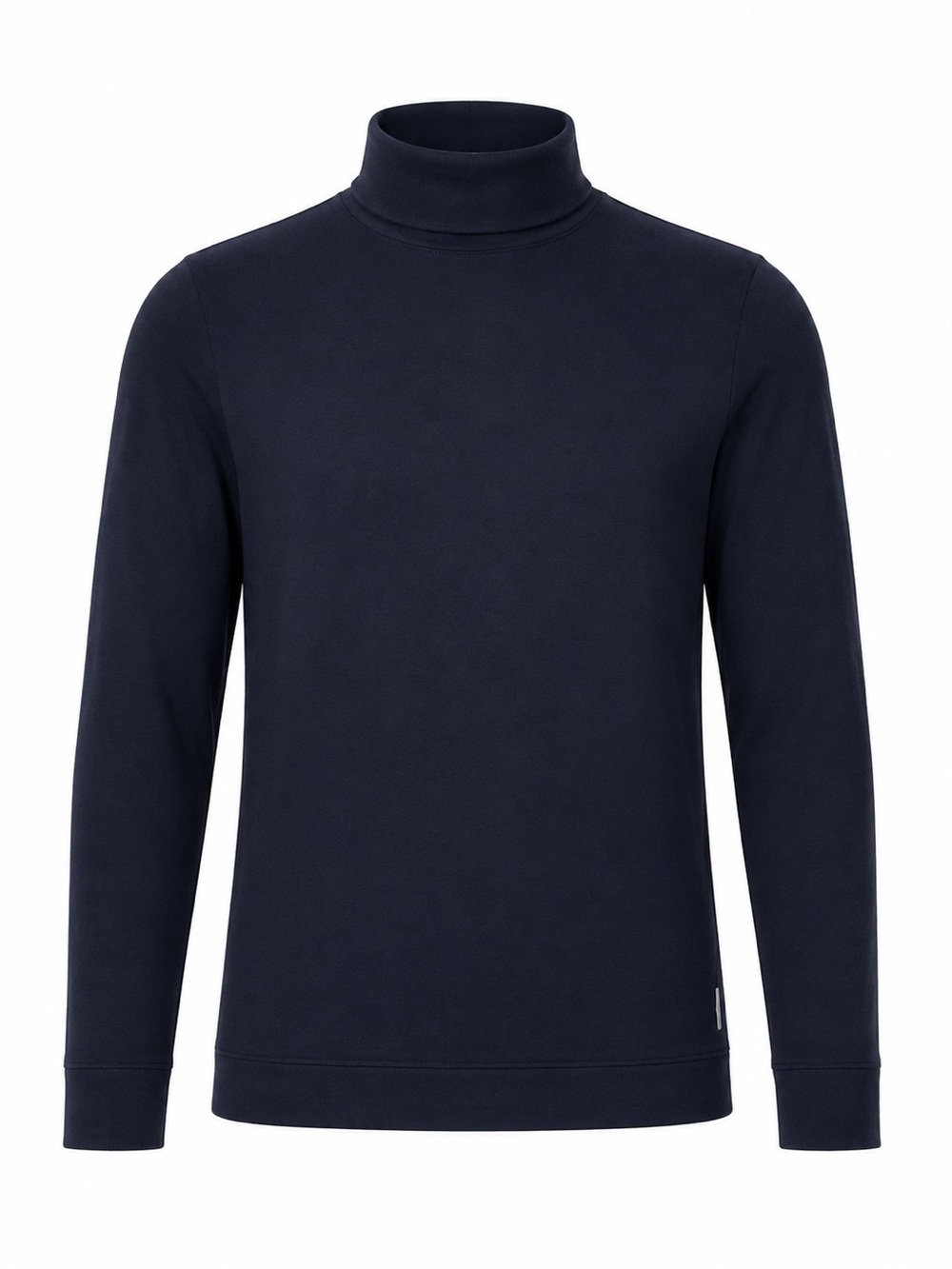 French Connection Navy Turtleneck Long Sleeve Top Minimalist Old Money Basic